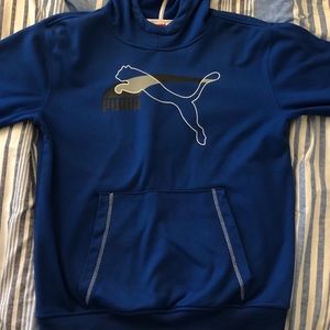 Blue Puma Hoodie Boys XL